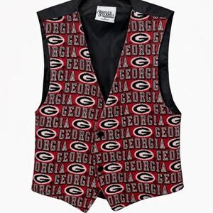 Vintage Riddle & Cockrell UGA Tapestry Vest